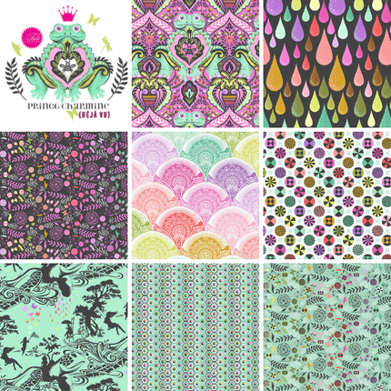 **PREORDER** Prince Charming Déjà Vu Fat Quarter Pack | Tula Pink | Free Spirit Fabrics