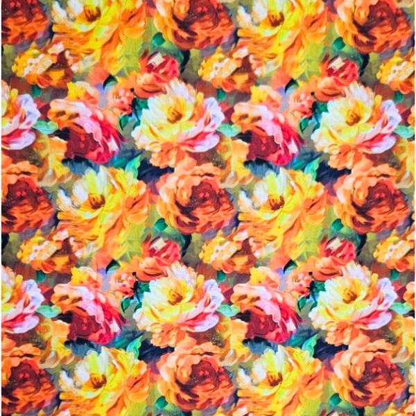 Watercolor Flowers in Orange | Rose & Hubble