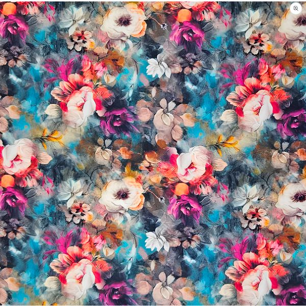 Watercolor Flowers in Grey | Rose & Hubble