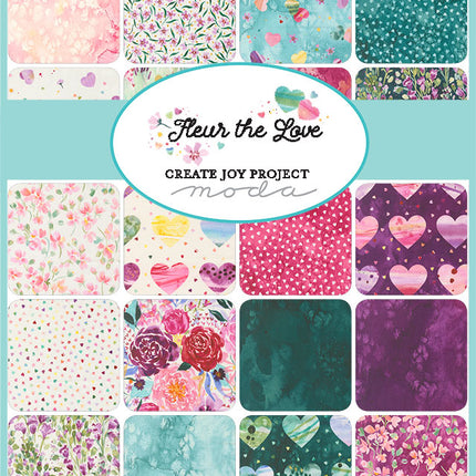 **PREORDER** Fleur The Love Fat Quarter Pack | Create Joy Projects | Moda
