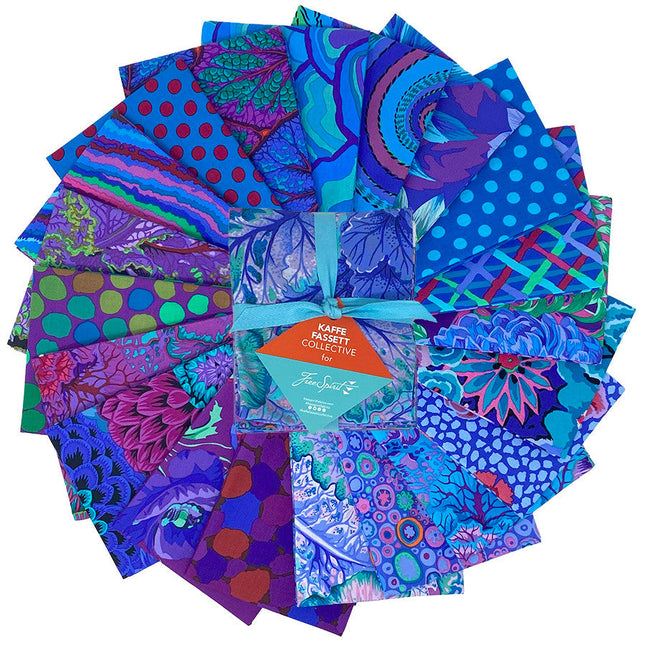 **COMING SOON** Kaffe Fassett Classics 2025 Royal Fat Quarter Pack | Kaffe Fassett | Free Spirit Fabrics