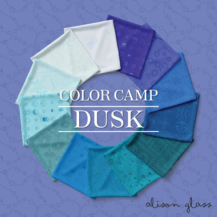 Color Camp Dusk Fat Quarter Pack | Alison Glass | Andover Fabrics
