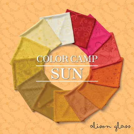 Color Camp Sun Fat Quarter Pack | Alison Glass | Andover Fabrics