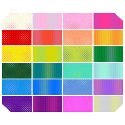 Tiny Coordinates Fat Quarter Pack | Tula Pink| Free Spirit Fabrics