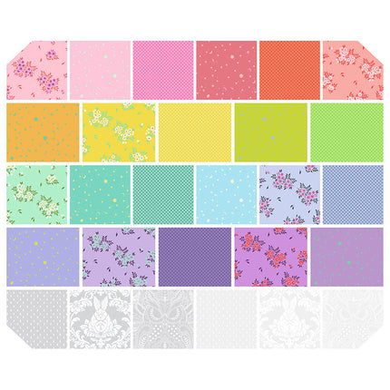 True Colors 2025 Fat Quarter Pack | Tula Pink| Free Spirit Fabrics