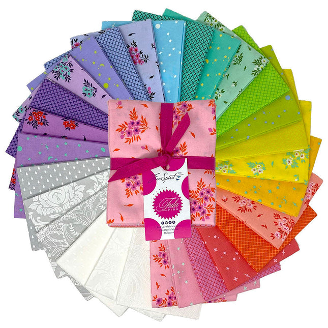 True Colors 2025 Fat Quarter Pack | Tula Pink| Free Spirit Fabrics