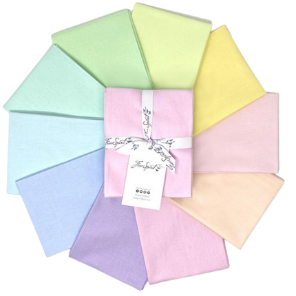 Unicorn Poop Designer Solids Fat Quarter Pack | Tula Pink | Free Spirit Fabrics