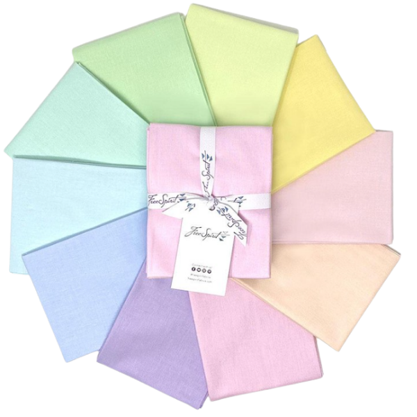 Unicorn Poop Designer Solids Fat Quarter Pack | Tula Pink | Free Spirit Fabrics
