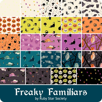 **PREORDER** Freaky Familiars Fat Quarter Pack | Ruby Star Society