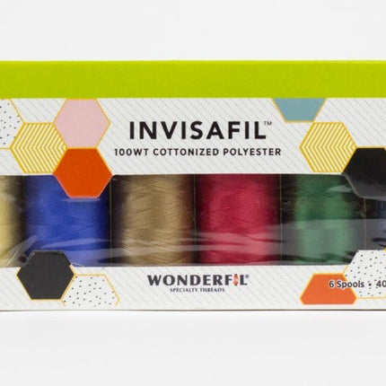 WonderFil InvisaFil 100wt | B003 Mini Thread Pack [6 Colours]