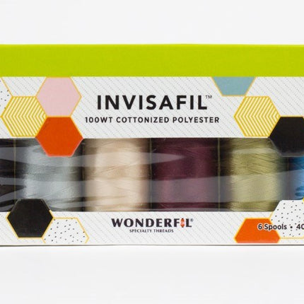 WonderFil InvisaFil 100wt | B004 Mini Thread Pack [6 Colours]