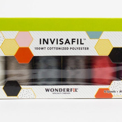 WonderFil InvisaFil 100wt | B005 Mini Thread Pack [6 Colours]