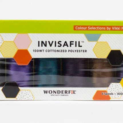 WonderFil InvisaFil 100wt | B008 Mini Thread Pack [6 Colours]
