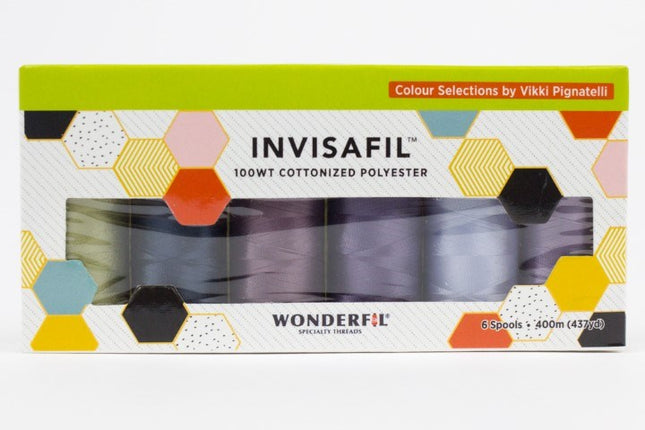 WonderFil InvisaFil 100wt | B010 Mini Thread Pack [6 Colours]