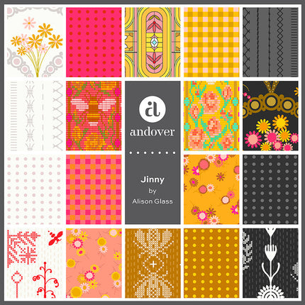 **PREORDER** Jinny Fat Quarter Pack | Alison Glass | Andover Fabrics