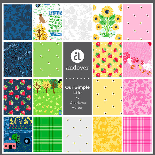 **PREORDER** Our Simple Life Fat Quarter Pack | Charisma Horton| Andover Fabrics