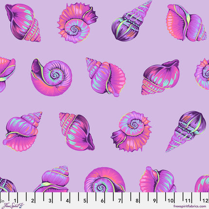 Floral Reef: Lil Shelly - Ultraviolet | Tula Pink | Free Spirit Fabrics