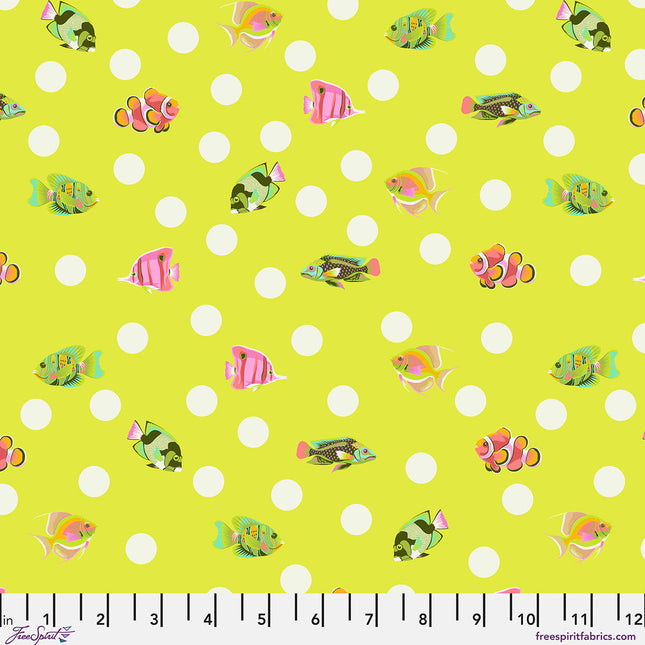 **PREORDER** Floral Reef: School Crossing - Seagrass | Tula Pink | Free Spirit Fabrics