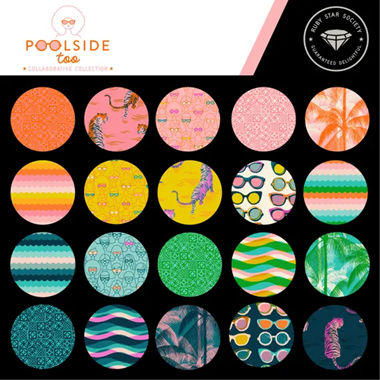 **PREORDER** Poolside Too Fat Quarter Pack | Ruby Star Society