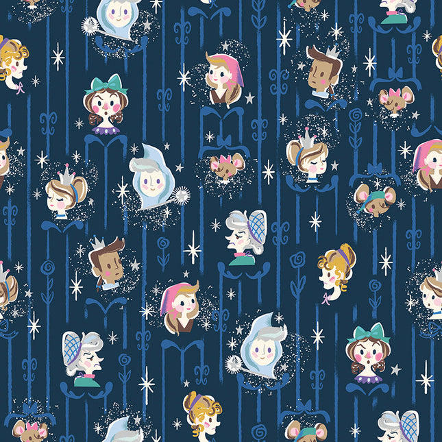 **PREORDER** Wishes: Cast Riley Navy Sparkle | Jill Howarth| Riley Blake