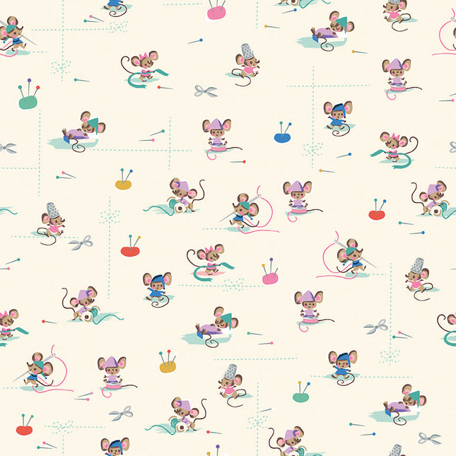 **PREORDER** Wishes: Workers Vintage White Sparkle | Jill Howarth| Riley Blake