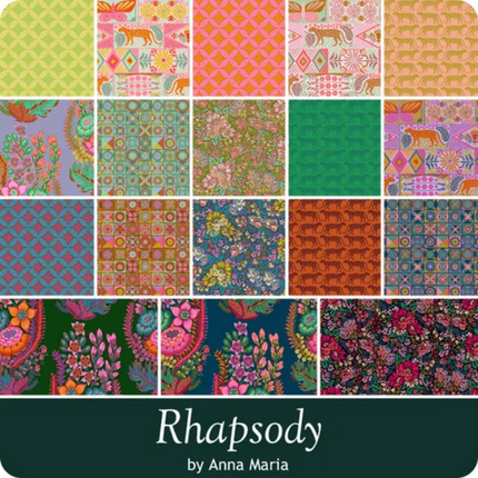 **PREORDER** Rhapsody Fat Quarter Pack | Anna Maria Textiles | Northcott