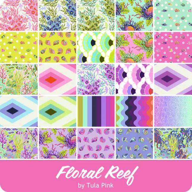 **PREORDER** Floral Reef Fat Quarter Pack | Tula Pink | Free Spirit