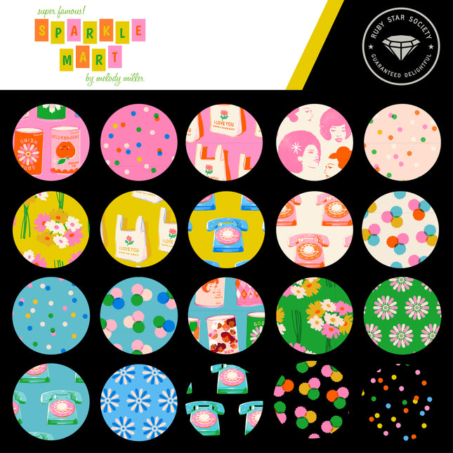 **PREORDER** Sparkle Mart Fat Quarter Pack | Melody Miller | Ruby Star Society